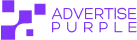 advertise purple logo