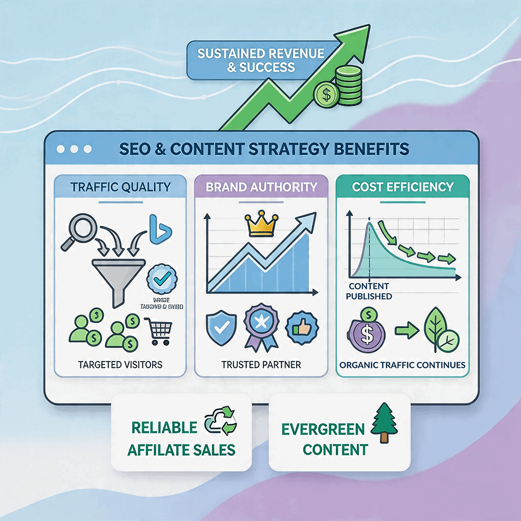 Benefits of Professional Affiliate SEO & Content Strategy